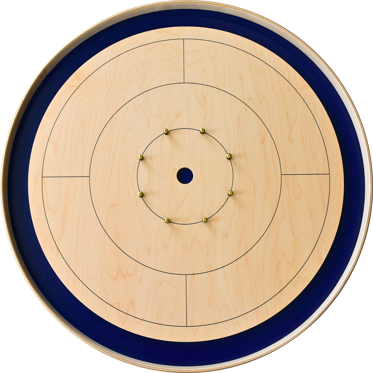 Le Royal Blue de Crokinole Canada - Jeu de société de tournoi - Conforme aux normes NCA
