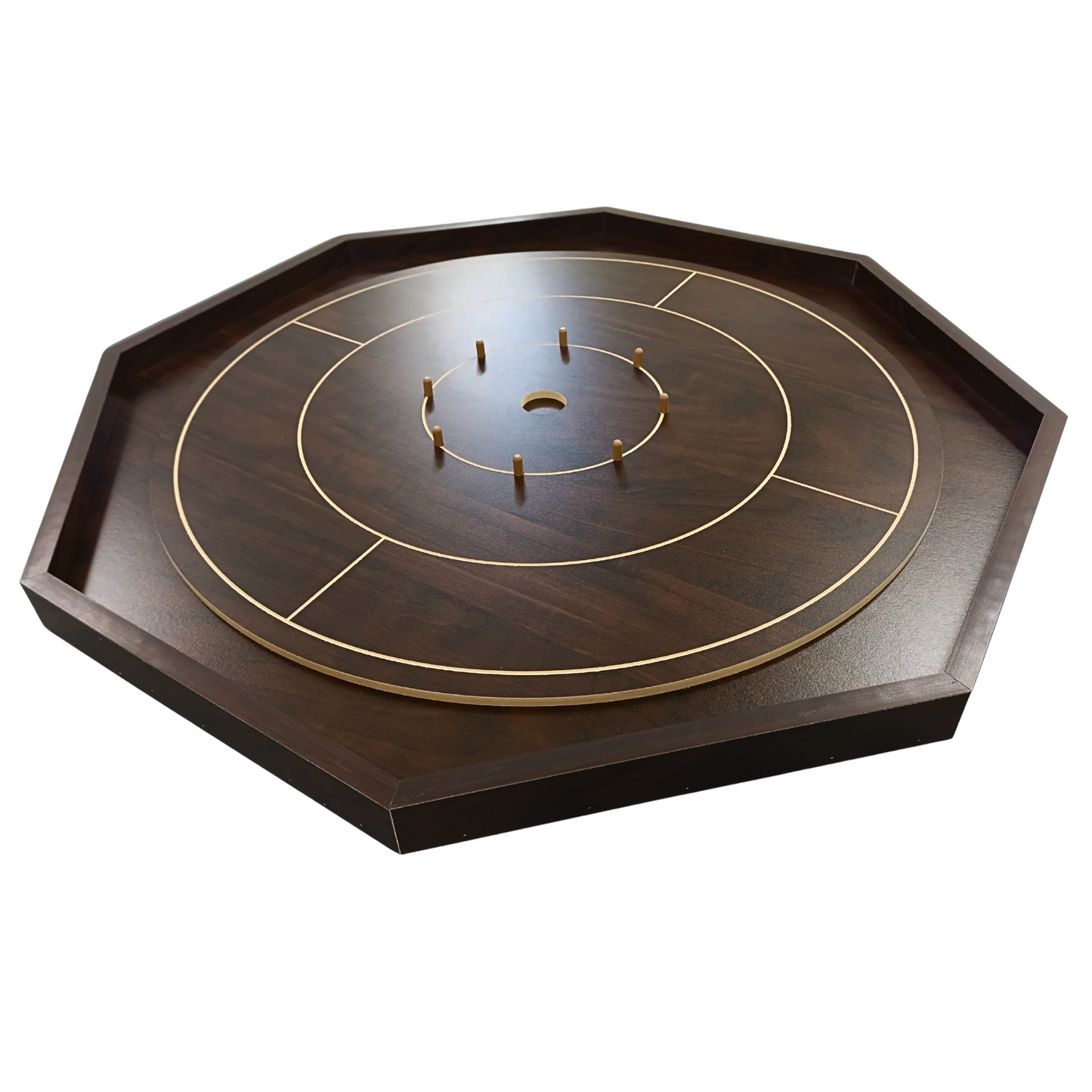 The Deluxe Expresso - For Beginners - Traditional Crokinole Board Game Set