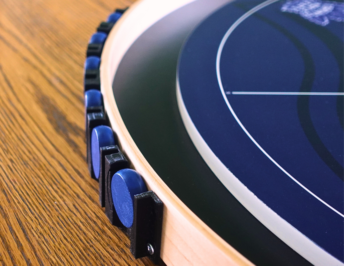 Locked N' Loaded - Pack of 4 Mountable Crokinole Disc Units for Round & Octagon Boards
