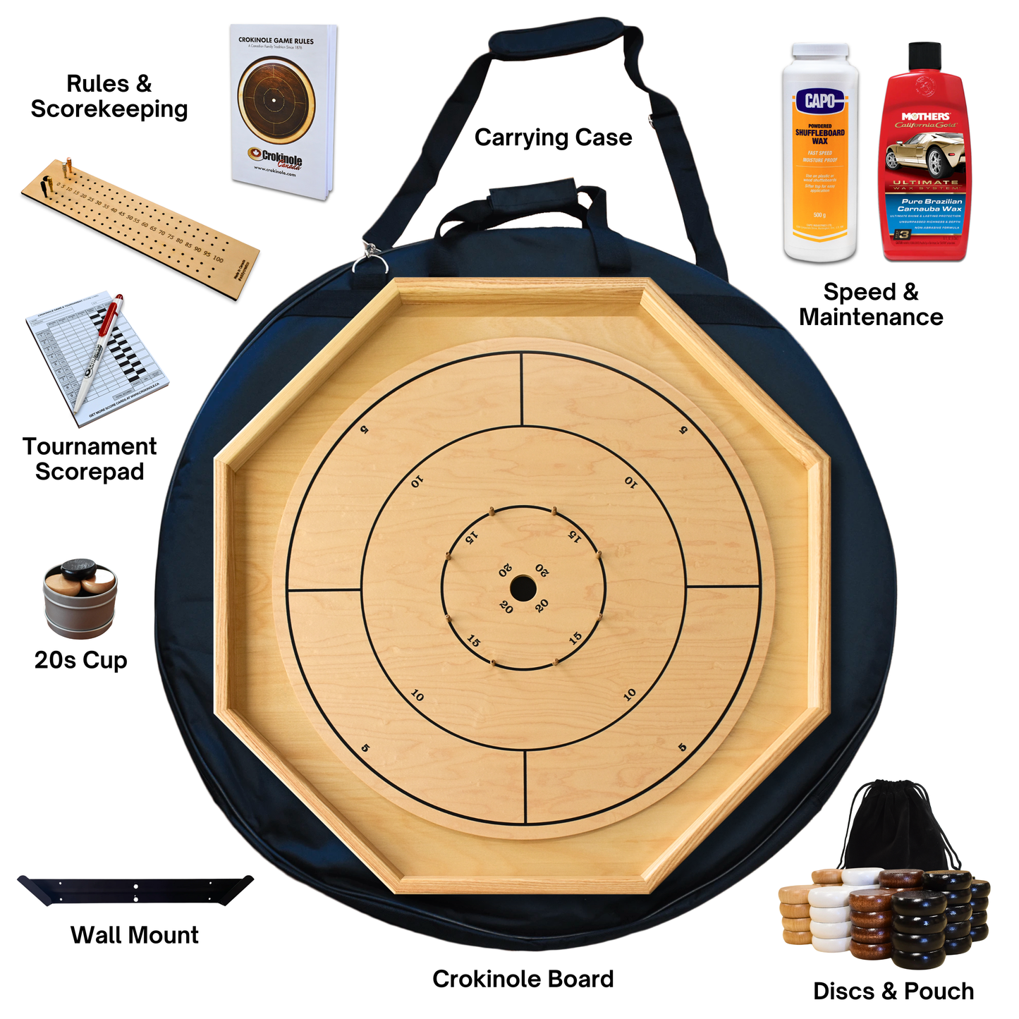 The Gold Standard - Ultimate Crokinole Bundle