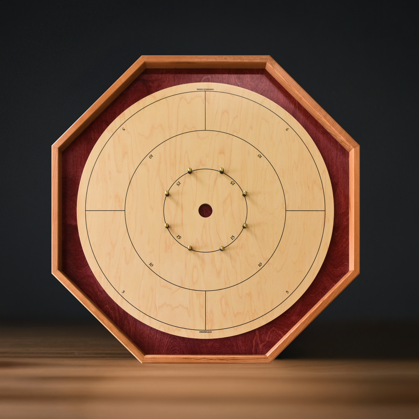 Le Baltic Bircher de Crokinole Canada - Grand jeu de société traditionnel Crokinole (avec chiffres)