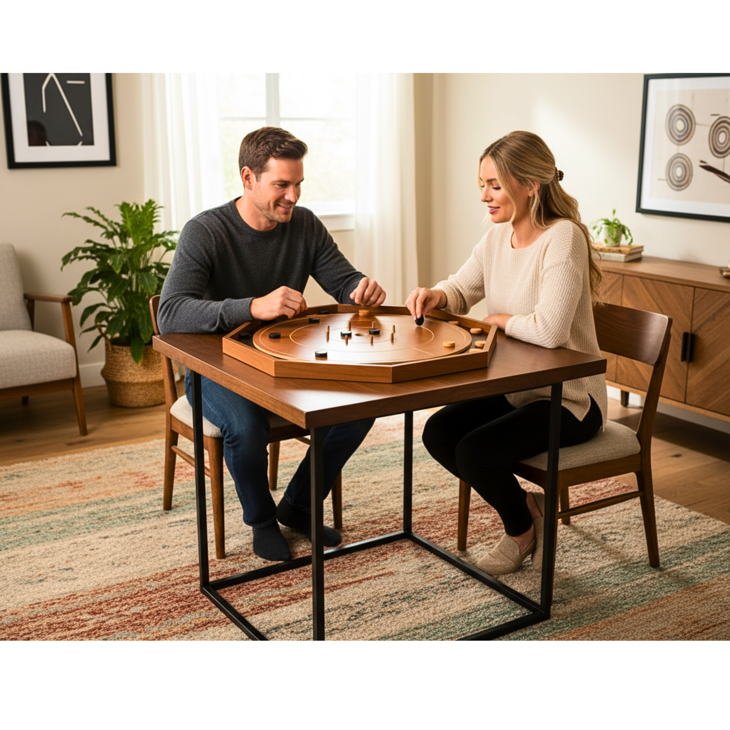 Cherry & Walnut - Ultimate Crokinole Bundle