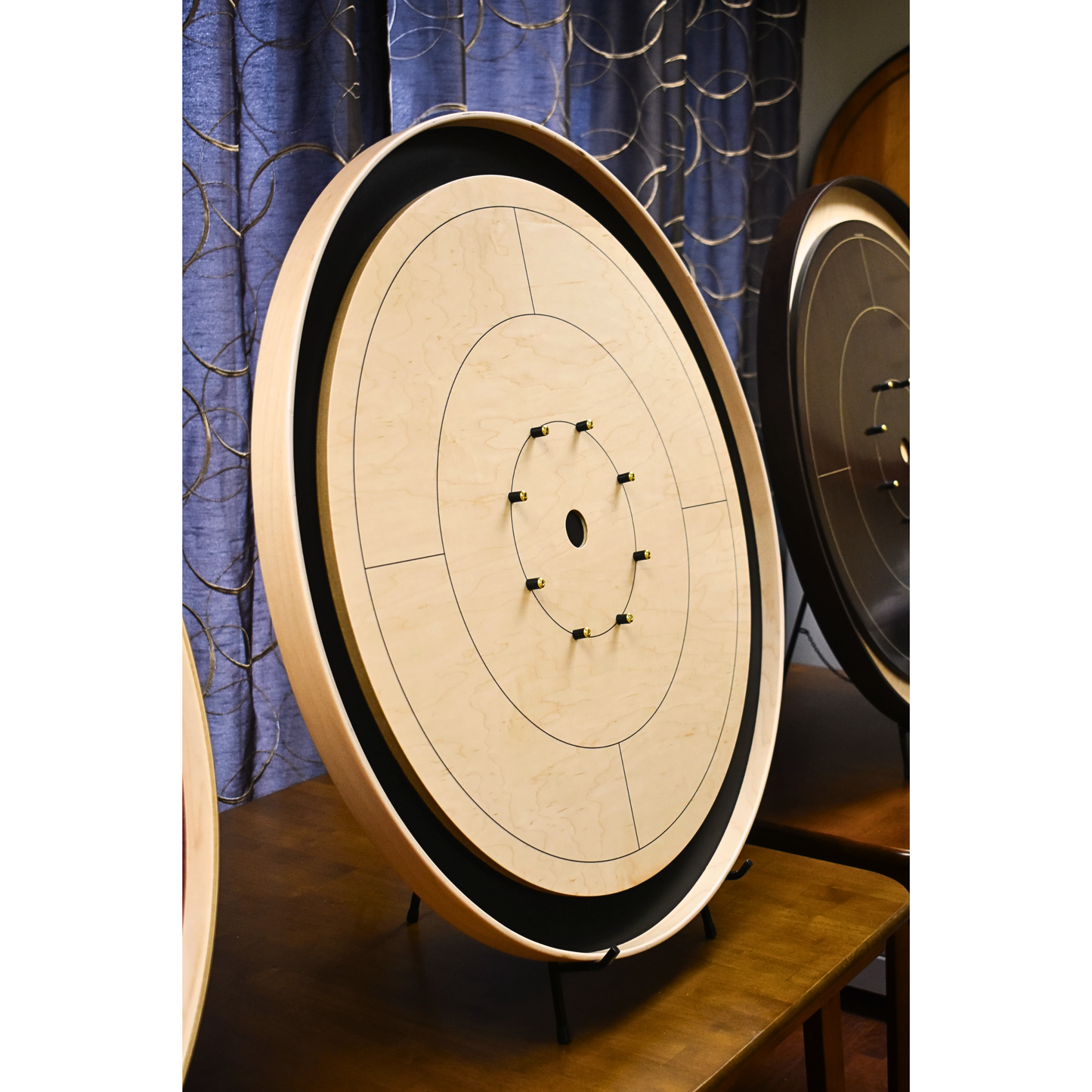 Le Crokinole Canada Board (sans marquage) - Jeu de société de tournoi - Conforme aux normes NCA