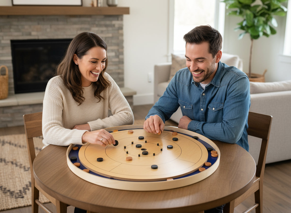 The Crokinole Canada - Trousse de jeu de plateau de tournoi