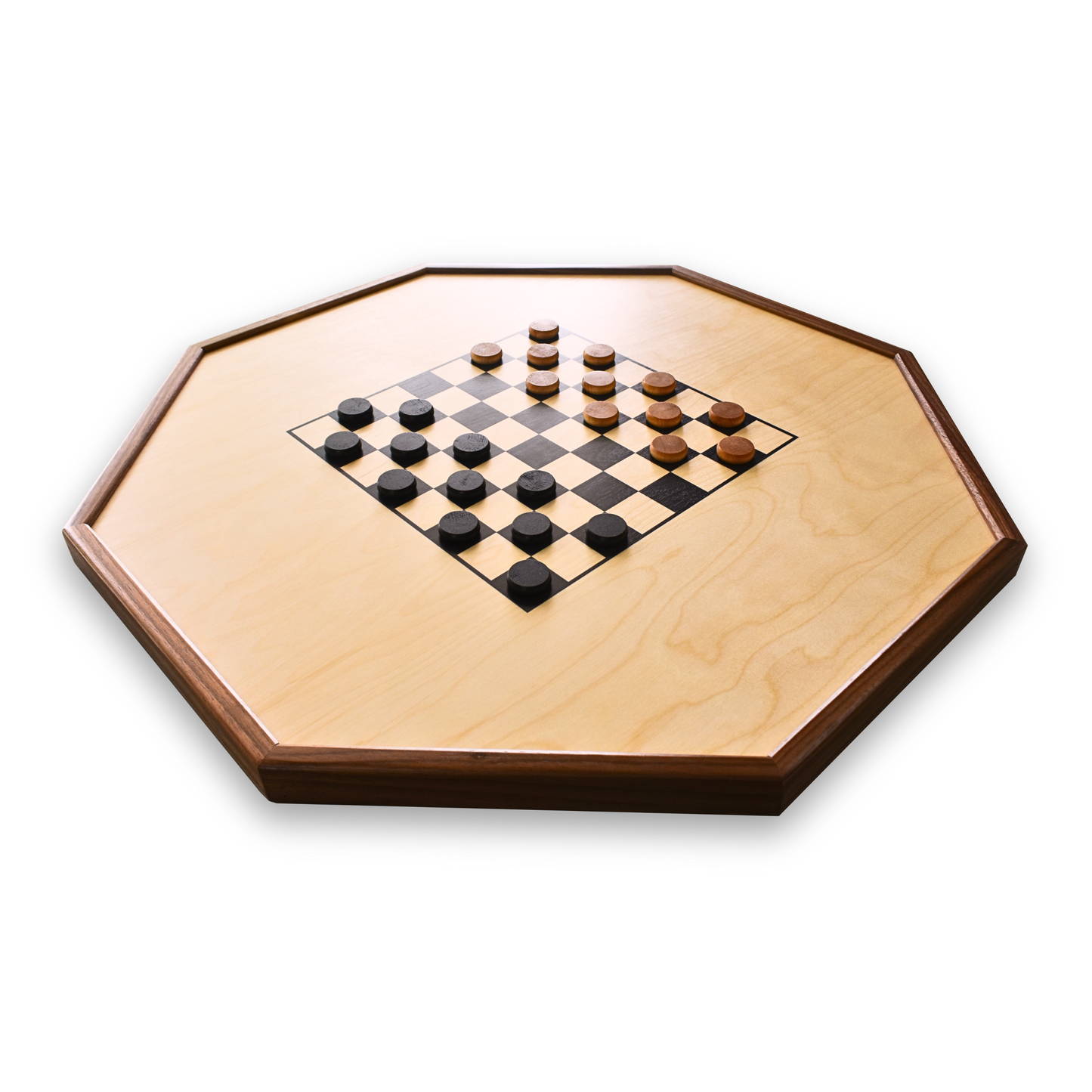 Le Deluxe de Crokinole Canada - Kit de jeu de société traditionnel Crokinole