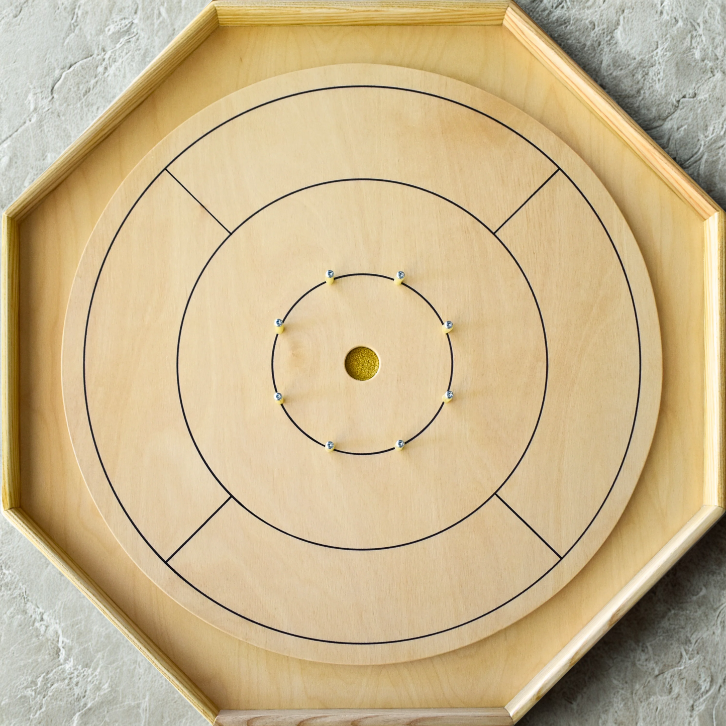 The Family Board - Traditional Crokinole Board Game Set