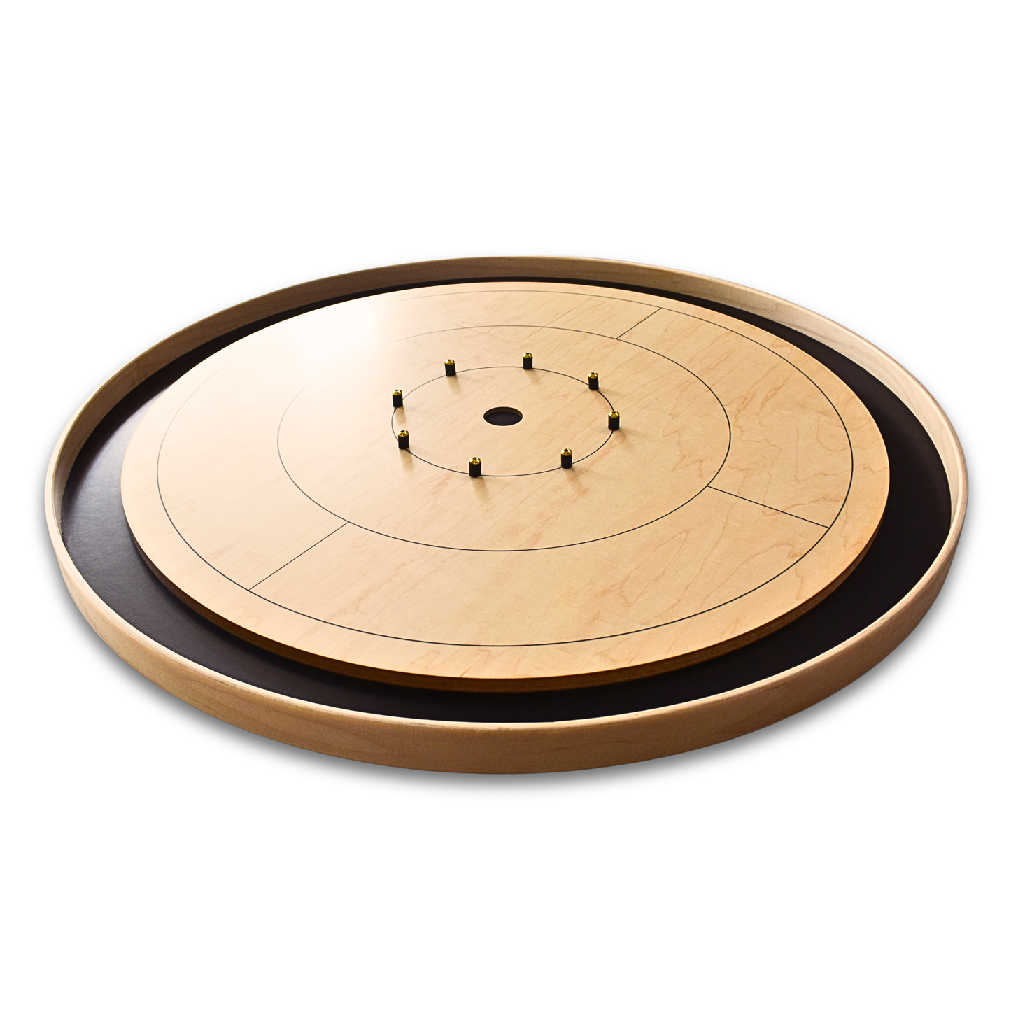 Le Crokinole Canada (sans marquage) - Kit de jeu de société de tournoi