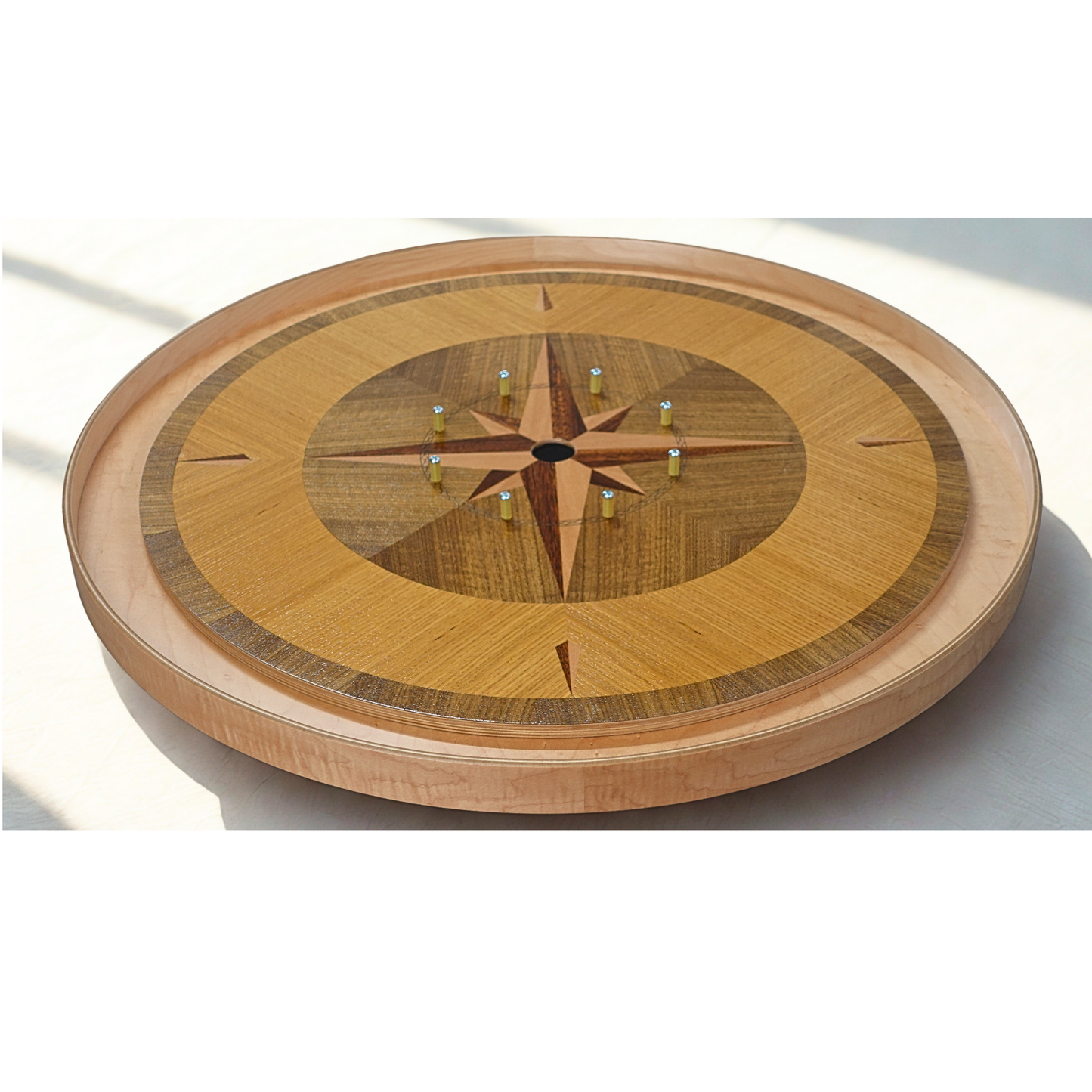 Sahara Dunes - Hand Inlay Crokinole Boards