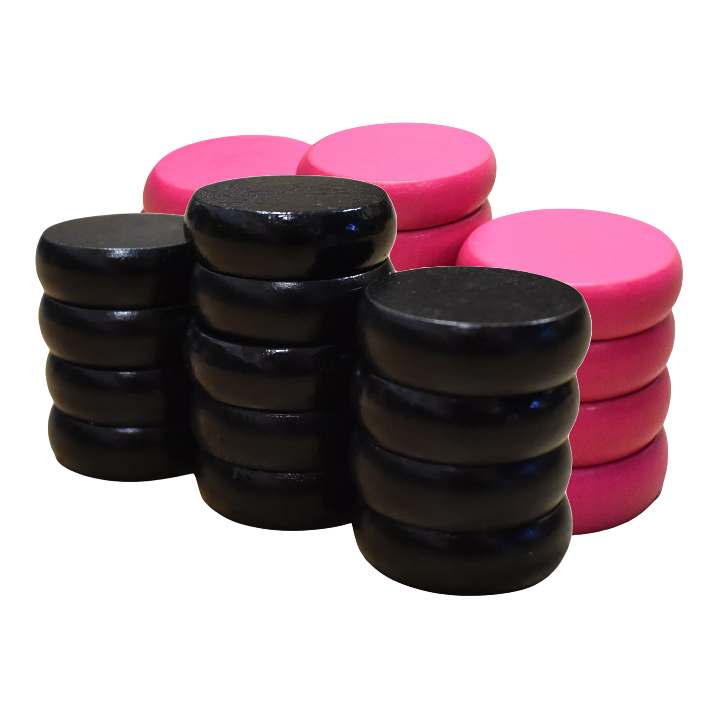 26 Disques Crokinole (Noir & Bleu)