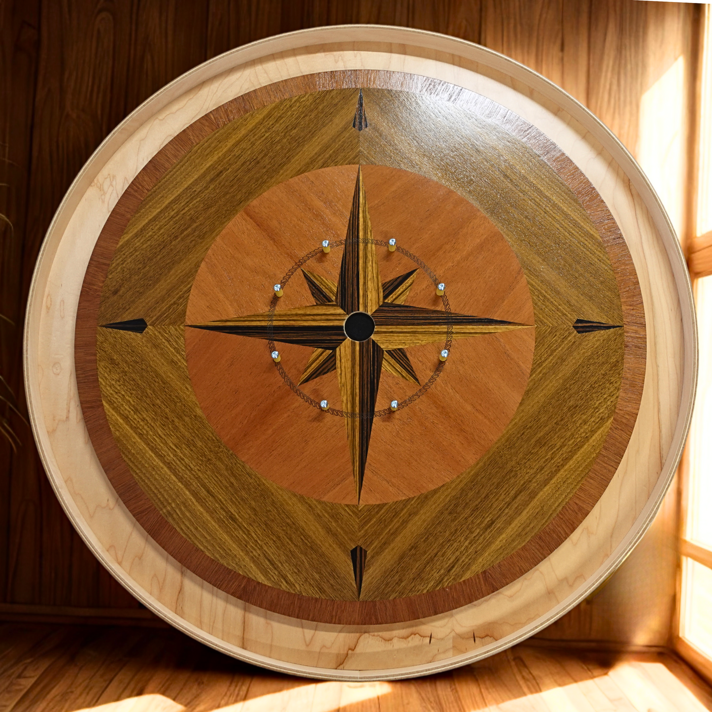 Solomon's Glory - Hand Inlay Crokinole Boards
