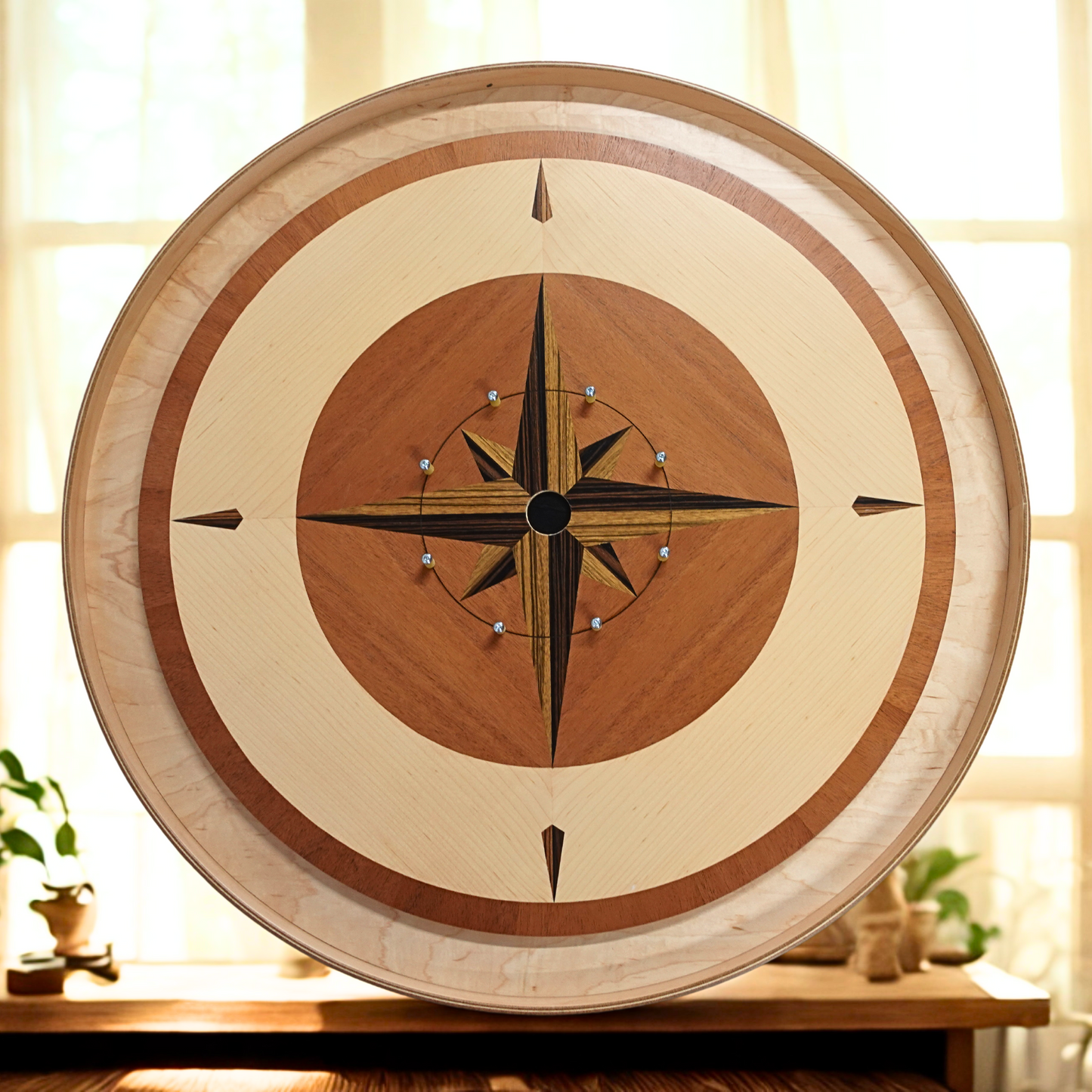Stairway to Heaven - Hand Inlay Crokinole Boards