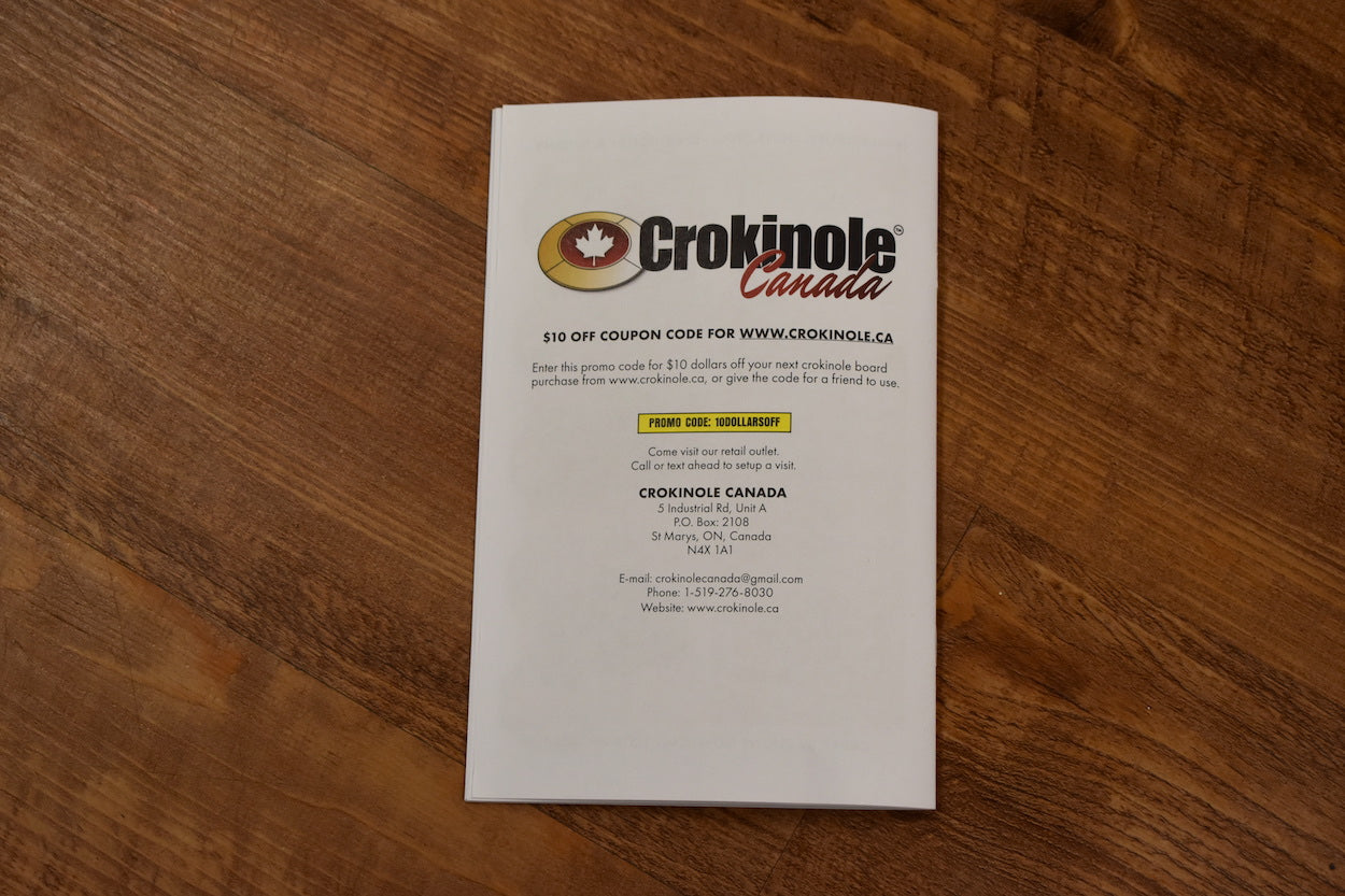 Crokinole Rules (Physical Copy)