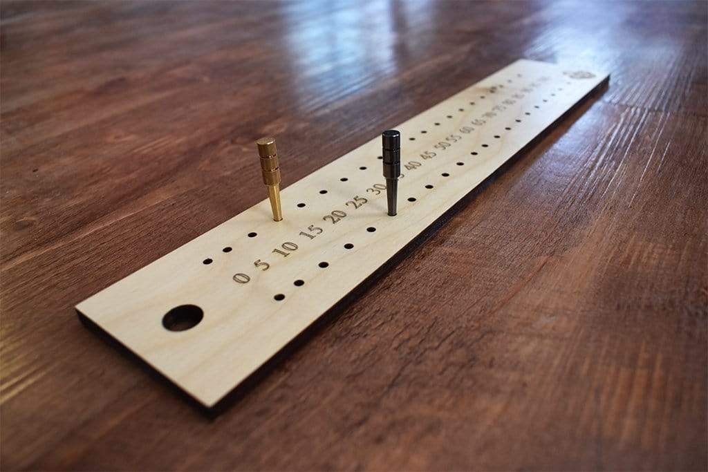 Crokinole / Cribbage Board Scoring Pegs - 4 Brass Pegs