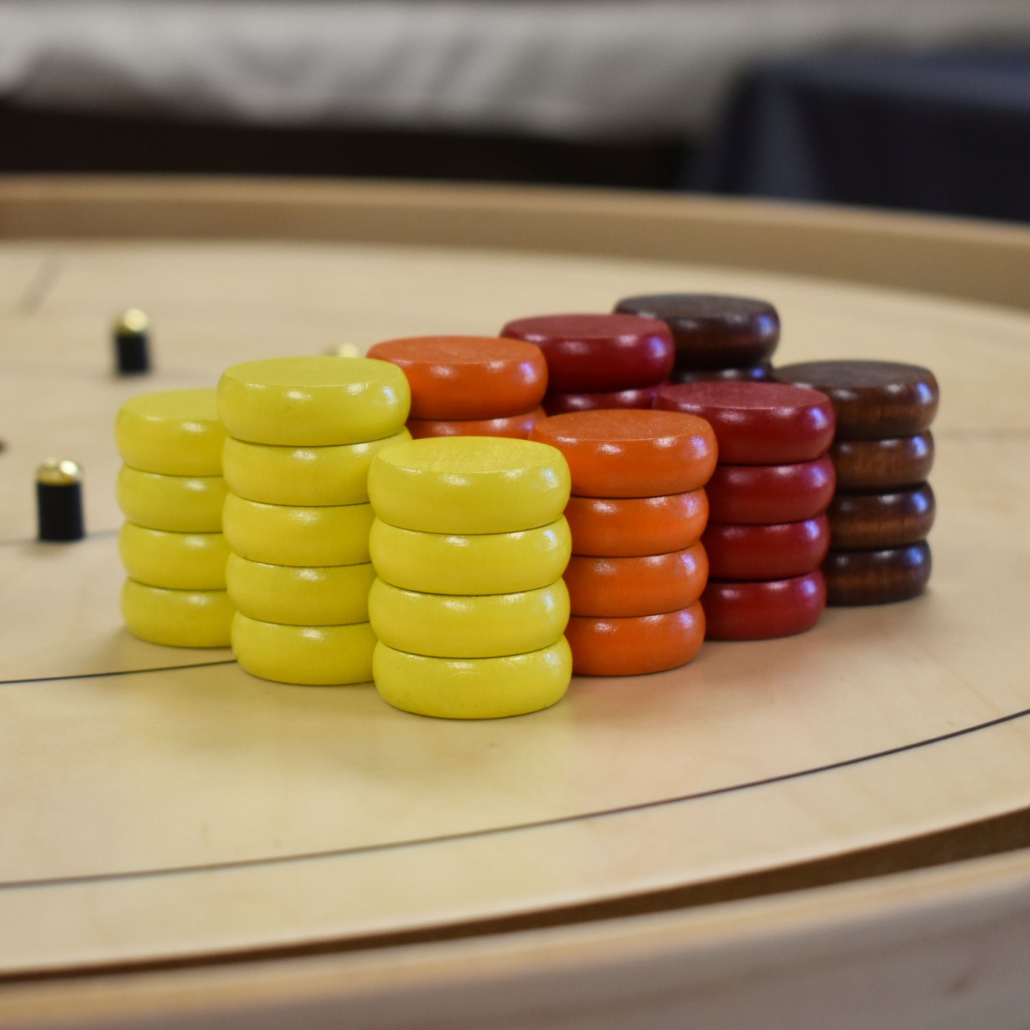 4 Player Crokinole Disc Party Pack (52 disques) - Harvest Edition
