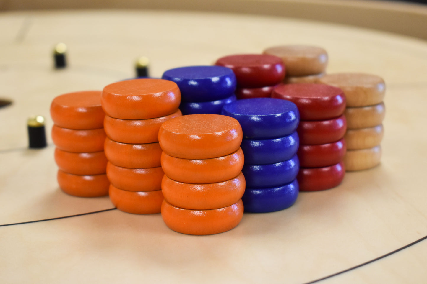 4 Player Crokinole Disc Party Pack (52 disques) - Hockey Edition