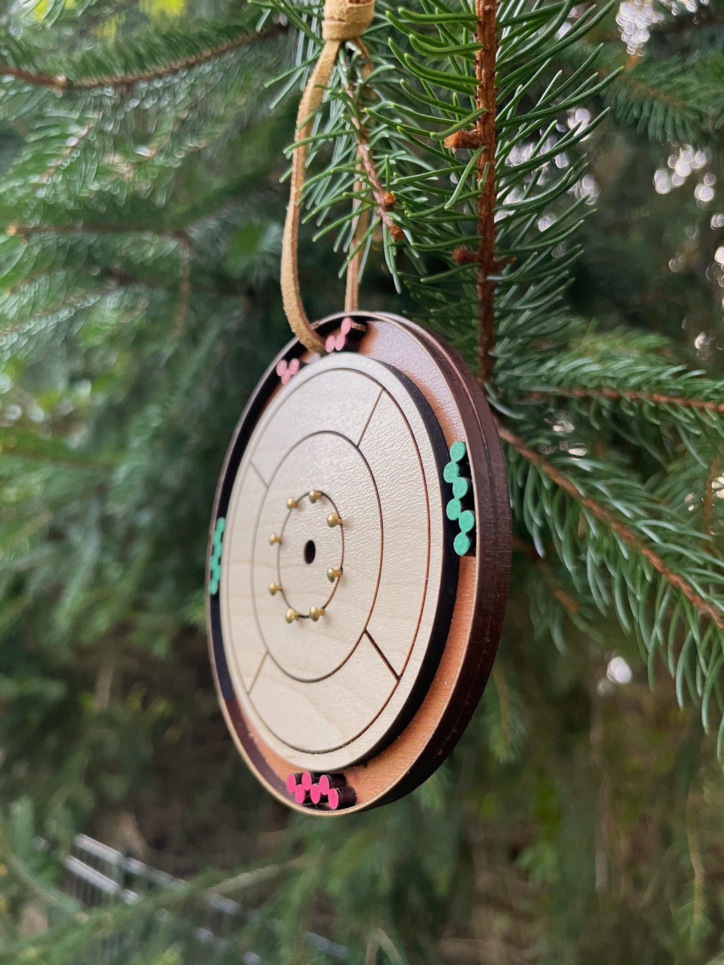 Ornamental Crokinole Canada Hanger