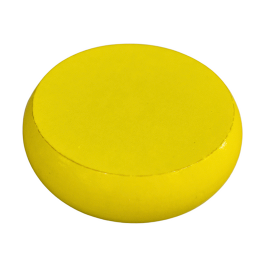 Single Yellow Crokinole Disc