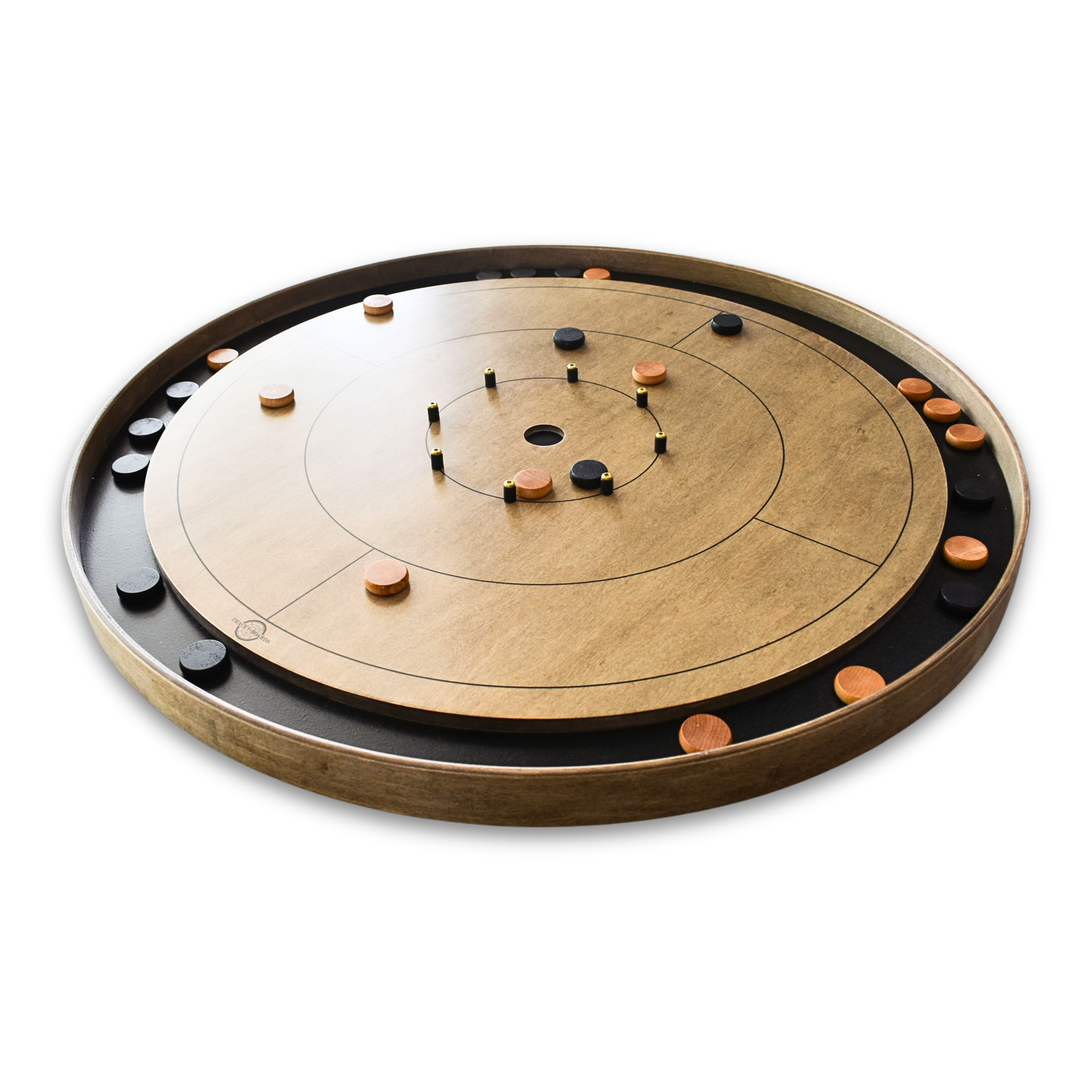 The Tracey Gray Rock Championship - Tournament Crokinole Board Game Set - Meets NCA Standards