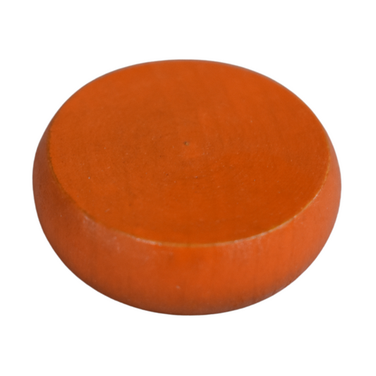 Single Orange Crokinole Disc