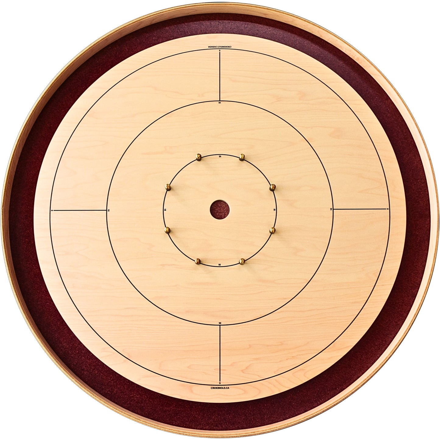 The Royal Red by Crokinole Canada  - Tournament Crokinole Board Game Kit