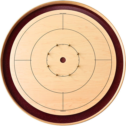 The Royal Red by Crokinole Canada  - Tournament Crokinole Board Game Kit