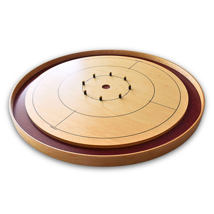 The Royal Red by Crokinole Canada - Tournament Crokinole Board Game Set - Meets NCA Standards