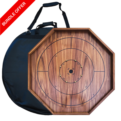 The Walnut Delight - Ultimate Crokinole Bundle