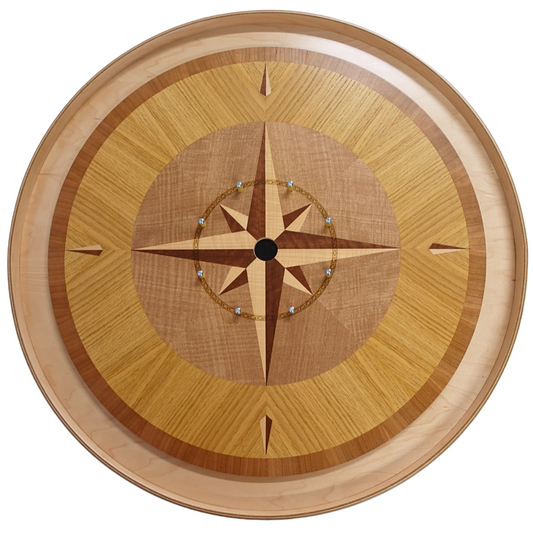 Warm Encounter - Hand Inlay Crokinole Boards