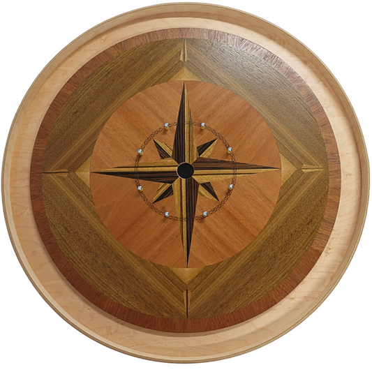 Wisdom of Esther - Hand Inlay Crokinole Boards