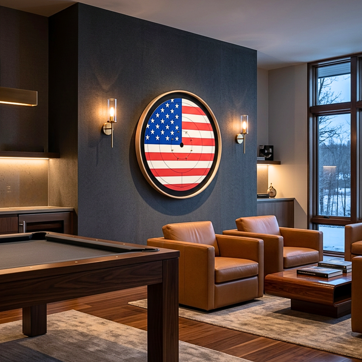 The American Dream - Tournament Style Crokinole Board Game Set