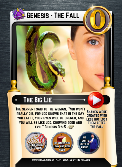 Genesis Edition Bible Cards - Pack of 26 Trading Cards