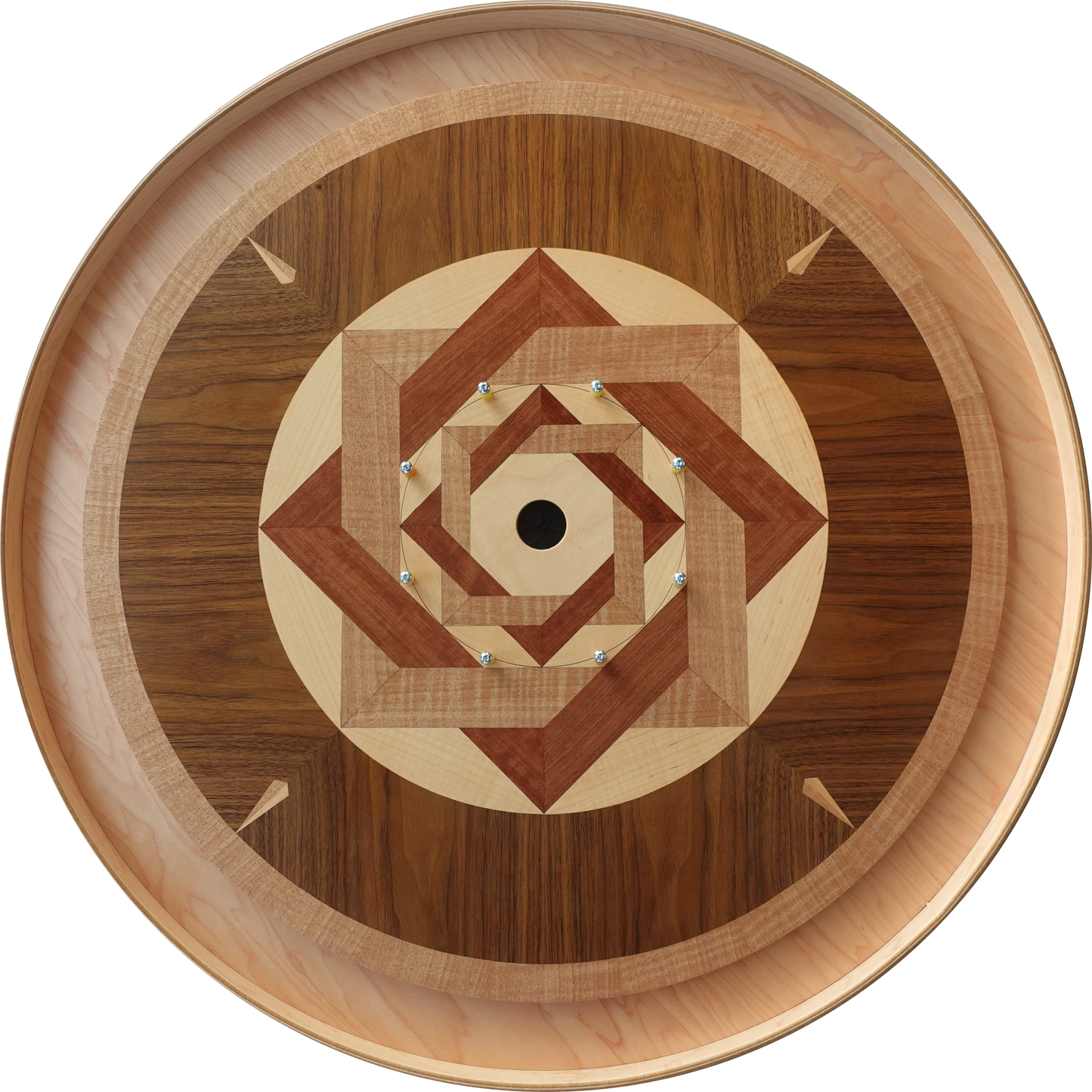 The Great Canadian Heritage Board - Hand Inlay Crokinole Boards