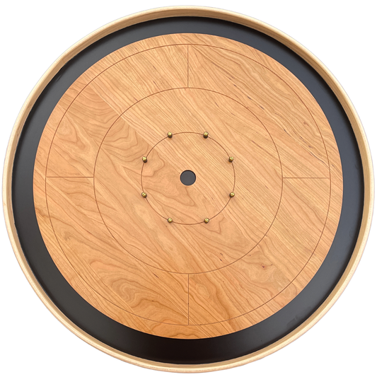 Cherry Expressions - Solid Cherry Hardwood Playing Surface Crokinole Board