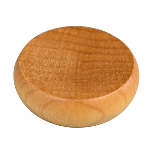 Single Natural Wood Crokinole Disc