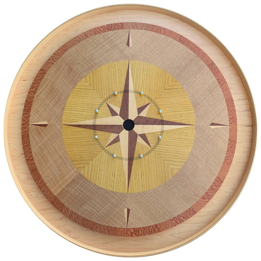 Precisely Made - Hand Inlay Crokinole Boards