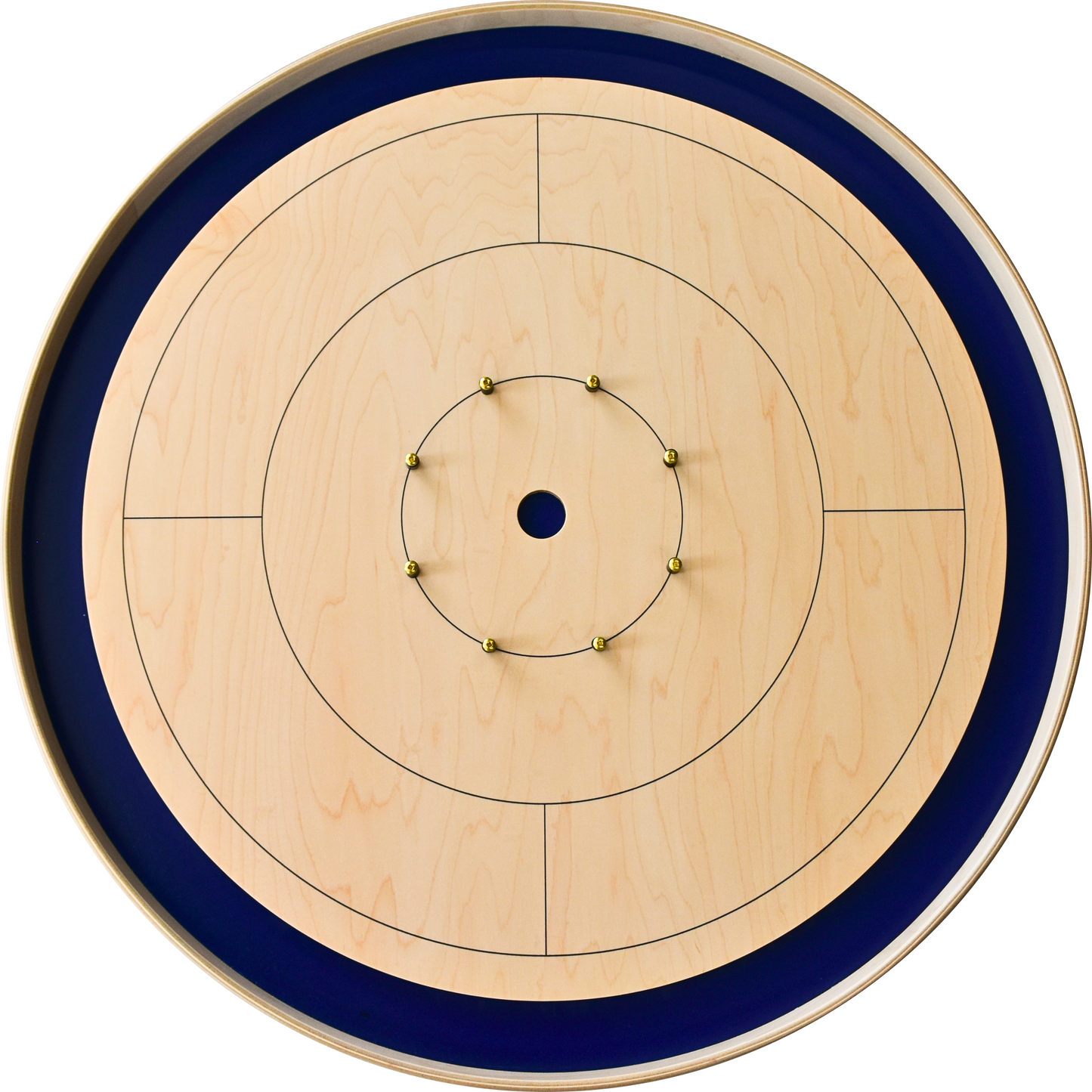 The Royal Blue by Crokinole Canada - Tournament Board Game Set - Meets NCA Standards