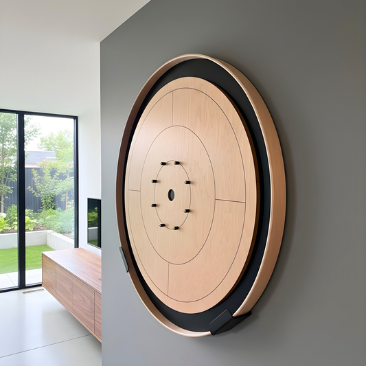 Crokinole Board Wall Mount - Fits All Sizes - Single Piece - Simple Install