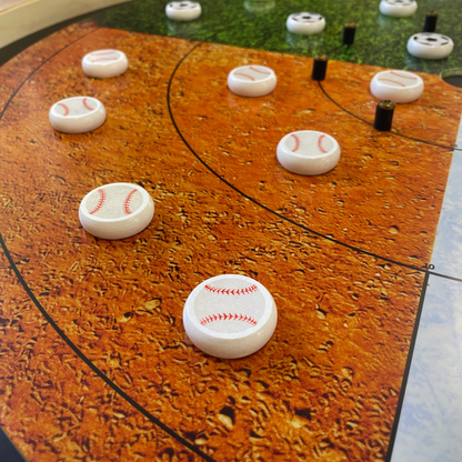 The Sports Faceoff Board - Tournament Style Crokinole Board Game Set