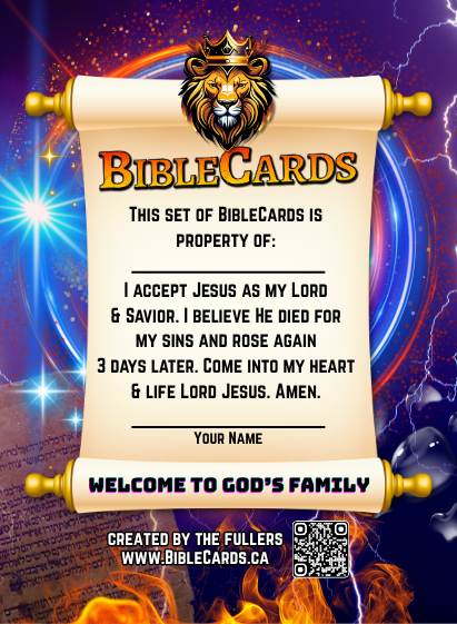 Dunamis Edition Bible Cards - Pack of 29 Trading Cards