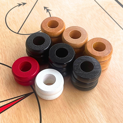 30 Pinnochi / Pichenotte Rings Rouges et Verts - Anneaux De Pichenottes - Game Accessories / Accessoires De Jeu