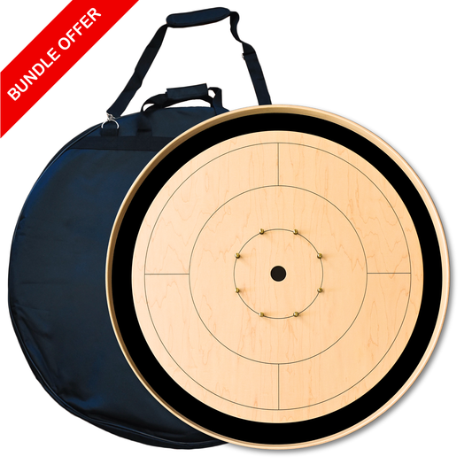 The Crokinole Canada (No Branding) - Ultimate Crokinole Bundle