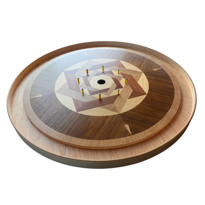 The Great Canadian Heritage Board - Hand Inlay Crokinole Boards