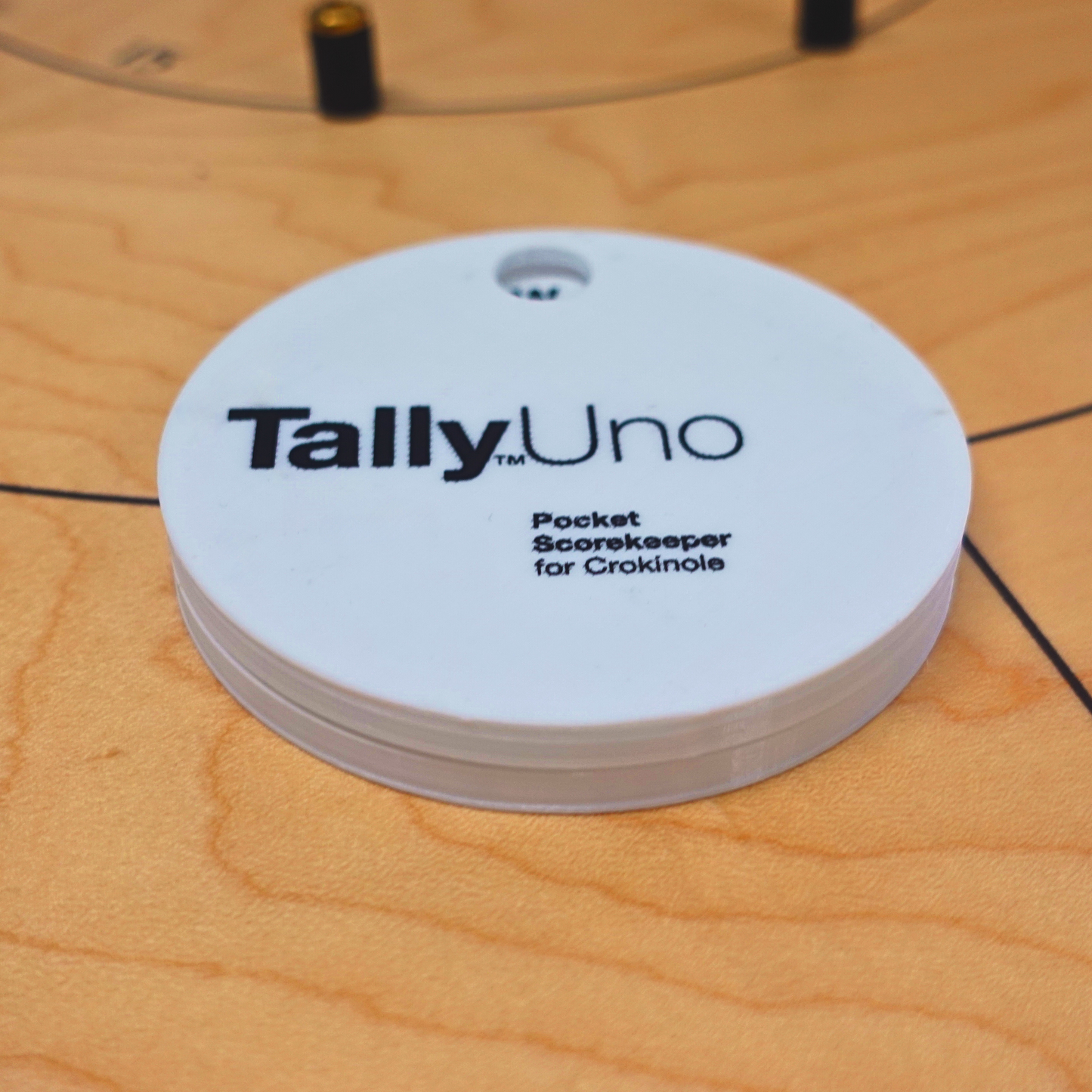 Tally™ Uno - Pocket Scorekeeper - Crokinole Edition