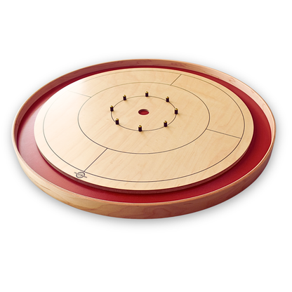 The Tracey Red Championship - Tournament Crokinole Board Game Set - Meets NCA Standards