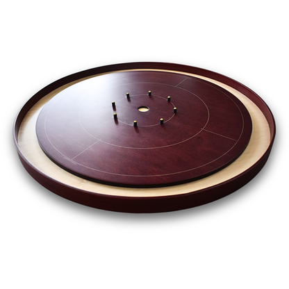 The Red Maple by Crokinole Canada - Tournament Crokinole Board Game Set - Meets NCA Standards