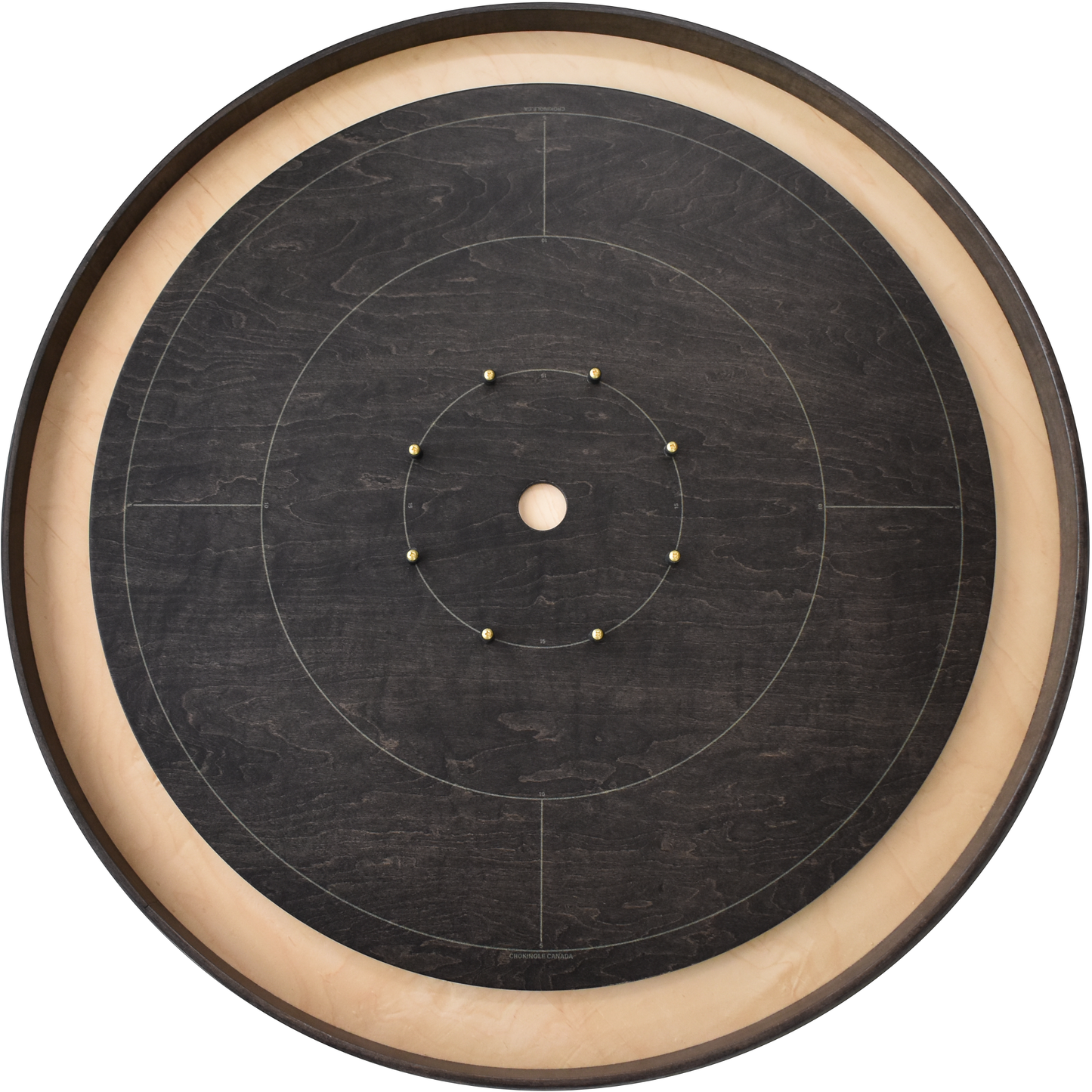 The Gray Maple by Crokinole Canada - Tournament Crokinole Board Game Set - Meets NCA Standards