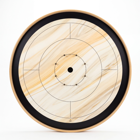The Graceful Marble - Tournament Style Crokinole Board Game Set