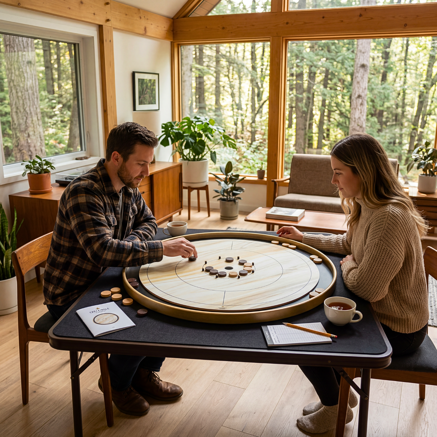 Graceful Marble Style - Ultimate Crokinole Bundle