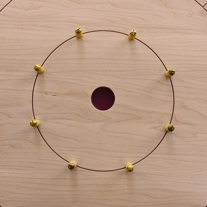 The True Maple - Solid Maple Hardwood Playing Surface Crokinole Board