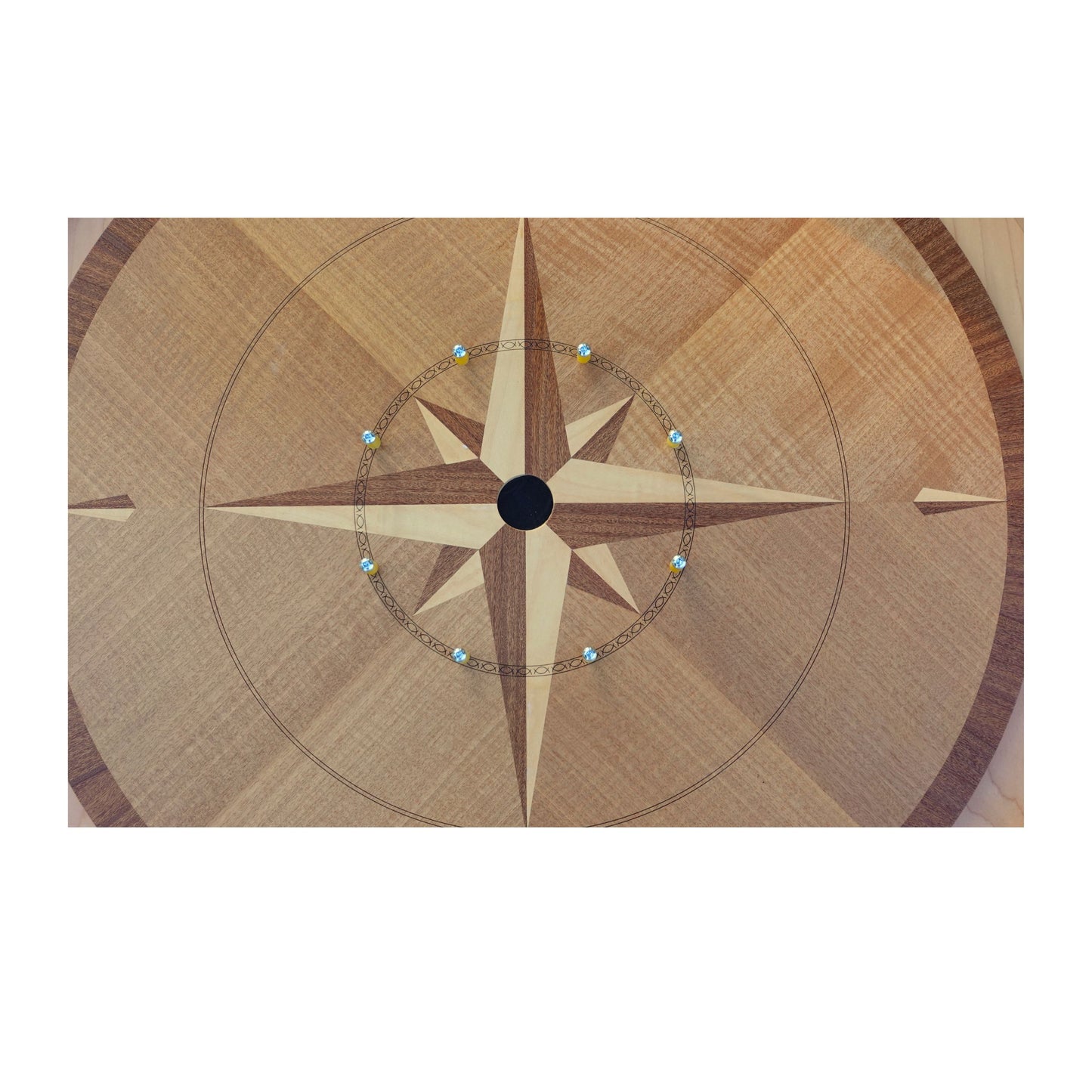 Heavenly Glory - Hand Inlay Crokinole Boards